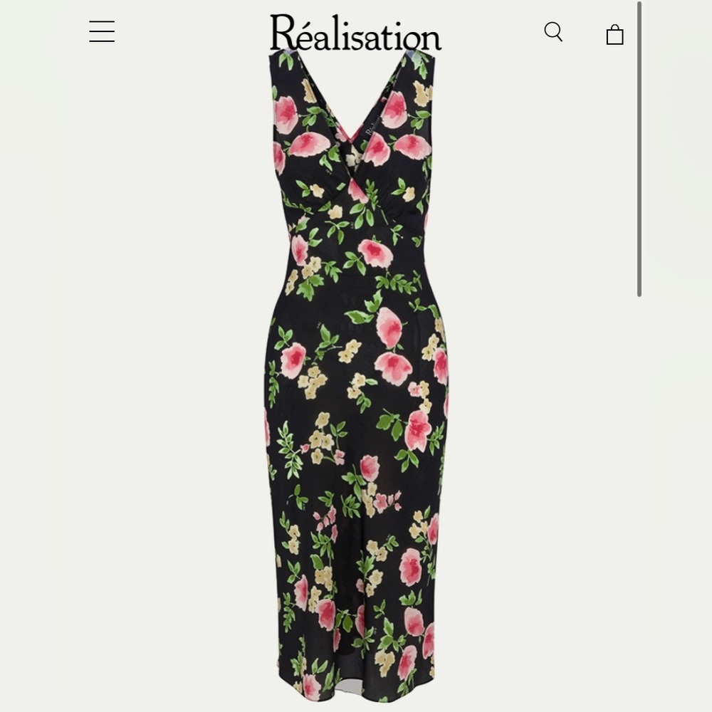 Realization Par Stephanie Dress in Moonflower (XXS)